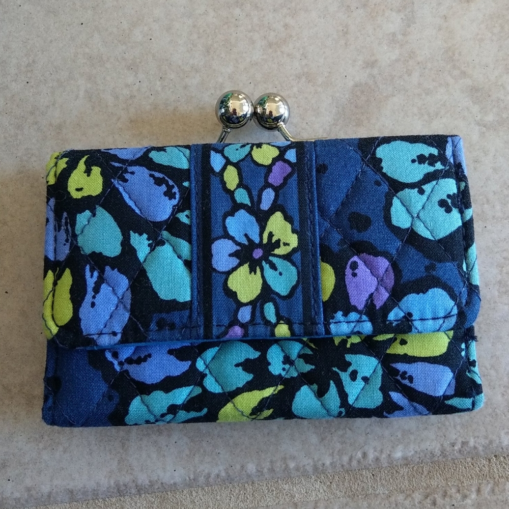 Blue Vera Bradley wallet